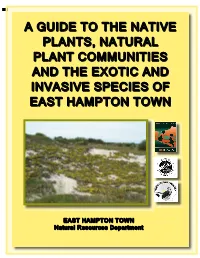 Guide to Native Plants
