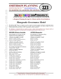 Manypeaks Governance Model