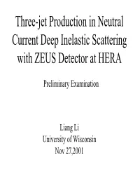 Three-Jet Production in Neutral Current Deep Inelastic Scattering with ZEUS Detector at HERA