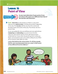 Lesson 16 Point of View