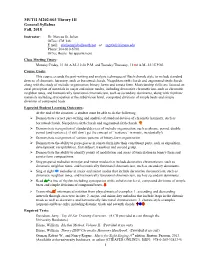 MUTH M202 Theory