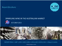 SPARKLING WINE in the AUSTRALIAN MARKET Report