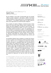 06.04.2019–11.08.2019, ZKM Atrium 1+2 Negative Space Trajectories Of