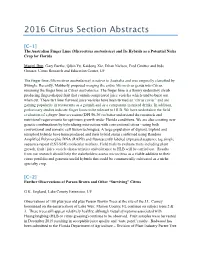 2016 Citrus Section Abstracts
