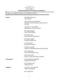 Approval of Minutes of the 1St Meeting of the Commission Held on the 12Th January 2005 at 2