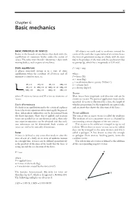 Basic Mechanics