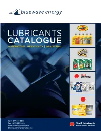 Lubricants Catalogue