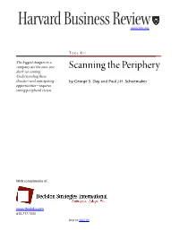 Scanning the Periphery Don’T See Coming