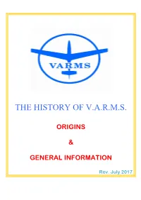 The History of V.A.R.M.S