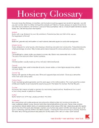 Hosiery Glossary
