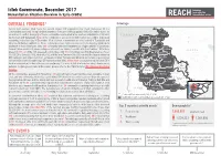 Idleb Governorate, December 2017 OVERALL FINDINGS1