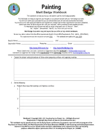 Painting Merit Badge Workbook This Workbook Can Help You but You Still Need to Read the Merit Badge Pamphlet