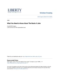 What You Need to Know About the Book of John