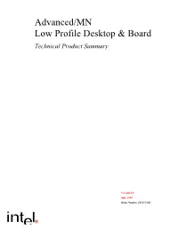 Advanced/MN Low Profile Desktop & Board