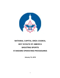 NCAC Shooting Sport Standard Operating Procedures