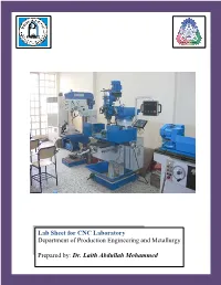 Numerical Control (NC) Fundamentals