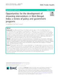 Opportunities for the Development of Drowning Interventions in West Bengal, India: a Review of Policy and Government Programs M
