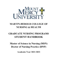 Student Handbook