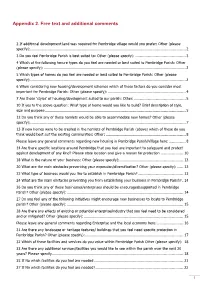 Basic Report Appendix