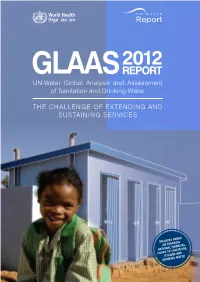 GLAAS 2012 Report. UN-Water Global Analysis and Assessment Of