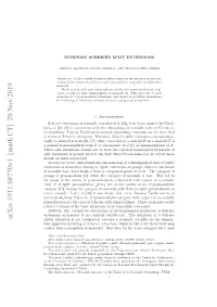 Intrinsic Schreier Split Extensions in This Section We Describe a Categorical Approach Towards Schreier Extensions