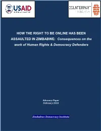 How the Right to Be Online Has Been Assaulted In