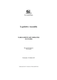 Legislative Assembly