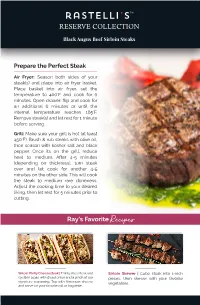 Reserve Sirloin Steak TSV Insert