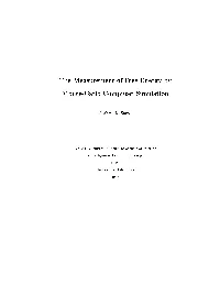 The Measurement of Free Energy by Monte-Carlo Computer Simulation