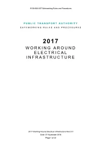 2017 Working Around Electrical Infrastructure