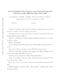 Accretion-Inhibited Star Formation in the Warm Molecular Disk of The