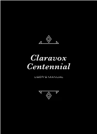 Claravox Centennial Web Man