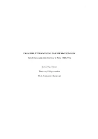 From the Experimental to Experimentalism