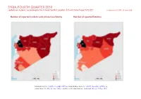 SYRIA, FOURTH QUARTER 2019: Update on Incidents According to the Armed Conflict Location & Event Data Project (ACLED) Compiled by ACCORD, 23 June 2020