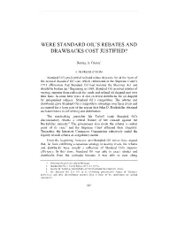 Were Standard Oil's Fault Than Justifying Their Existence