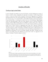 Analysis of Results