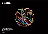 Assessing the Value of Tfl's Open Data and Digital Partnerships