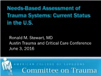 History of EMS and Trauma