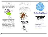 Ice Skating Rink Rules and Regulations