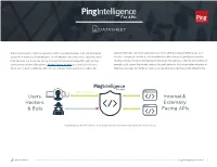 Pingintelligence