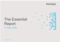 The Essential Report 10 August 2020