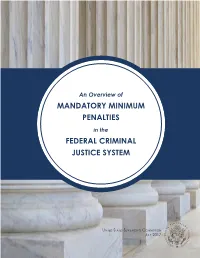 2017 Overview of Mandatory Minimum Penalties in the Federal Criminal