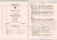 ELPHINSTONE COLLEGE a Two-Day Webinar Introduction to Research Designs from Theory to Practice