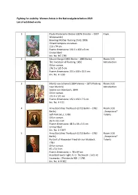 List of Exhibited Works