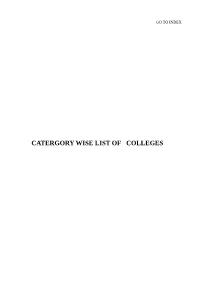 Aided B.Ed Colleges Under Calicut University.Pdf