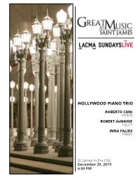Hollywood Piano Trio