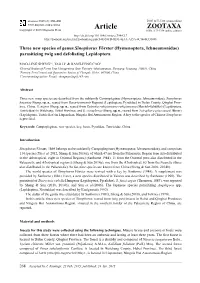 Hymenoptera, Ichneumonidae) Parasitizing Twig and Defoliating Lepidoptera