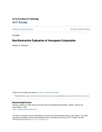 Non-Destructive Evaluation of Aerospace Composites