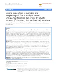 Second Generation Sequencing and Morphological Faecal Analysis