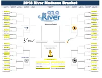 2018 River Madness Bracket